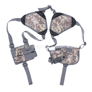 बाहरी सामरिक अंडरआर्म कमर होल्स्टर दोहरी-कंधे छिपा हुआ यूनिसेक्स व्यक्तिगत बंदूक बैग - Product Image 4