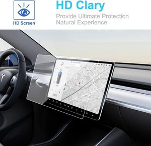 Protection d'écran en verre trempé mat 9H à couverture intégrale pour Tesla Model Y 2025/2026 Model 3 - Product Image 2