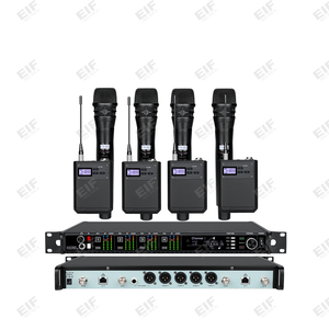 AD4Q Axient Digital Quad <b>Wireless</b> <b>Receiver</b> UHF Metal Conference Microphone XLR Connector for Professional Stage Broadcast Audio - Product Image 5
