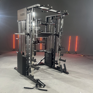 Machine Smith multifonctionnelle en acier inoxydable, rack à squats, équipement de <span class=keywords><strong>musculation</strong></span> pour salle de sport commerciale et à domicile - Product Image 4