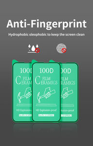 Anti-shock trasparente protezione dello schermo del telefono cellulare in vetro temperato per <span class=keywords><strong>iPhone</strong></span> 13 <span class=keywords><strong>12</strong></span> 11 <span class=keywords><strong>Pro</strong></span> Max 100D HD <span class=keywords><strong>pellicola</strong></span> protettiva in ceramica - Product Image 4