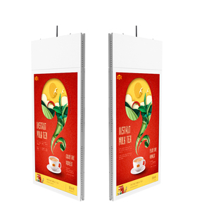 43 Inch Hanging Double Sided <b>Advertising</b> Crystal Window Display <b>Light</b> <b>Box</b> Lcd Screen - Product Image 4