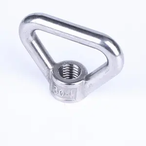 Triangular 304 316 Stainless Steel Ring Eye Nut Durable and Versatile Nut Category