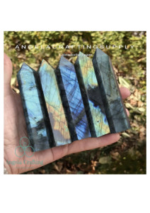 Nouvelle arrivée : tour en cristal de labradorite arc-en-ciel, obélisque sculpté à la main, pierre de guérison, meilleur prix de gros - Product Image 2