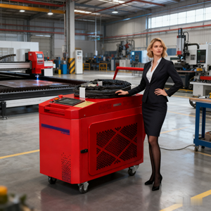 Machine de nettoyage par impulsions laser Machine de nettoyage laser du bois Machine de nettoyage laser pour l'élimination de l'huile de peinture antirouille Vente en gros d'usine - Product Image 2