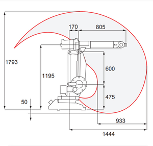 Robot de Soldadura de Alto Rendimiento, Carga 5kg, Alcance 1450mm, IRB 1410-5/1.45 - Product Image 5