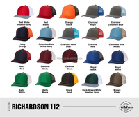 Casquettes de camionneur personnalisées en gros Richardson 935 & 112, mode extérieure, avec broderie, design uni, camouflage canard
