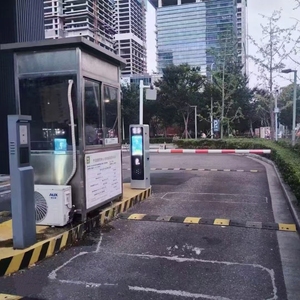 Barrera de Acceso 2 en 1 con Reconocimiento de Matrículas, <span class=keywords><strong>Control</strong></span> de Acceso Vehicular de 6 m de Ancho, Pantalla LCD de 18.5 Pulgadas, Torniquete de Estacionamiento con Voz, Aleación - Product Image 2