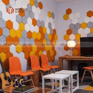 Resistente al fuego Estudio de lana de <span class=keywords><strong>madera</strong></span>/fibra acústico ABSORBER panel - Product Image 2