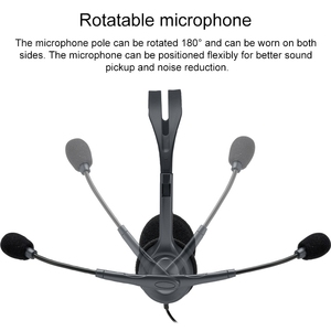 <span class=keywords><strong>Casque</strong></span> de jeu <span class=keywords><strong>Logitech</strong></span> H111 d'origine, <span class=keywords><strong>casque</strong></span> stéréo, <span class=keywords><strong>prise</strong></span> audio 3,5 mm, écouteurs filaires, écouteurs - Product Image 4