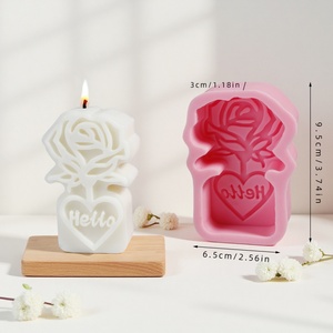 Molde de Silicona con Forma de Rosa para el Día de San Valentín, Molde para Hornear Pasteles, Molde para Decoración DIY - Product Image 5