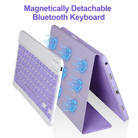 Casing Keyboard 2023, sarung HP dengan pemegang berdiri untuk Samsung Galaxy Tab A9 Pus/A9 + (X210/X216/X218)