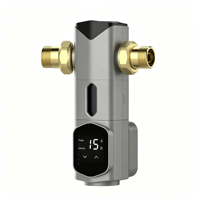 Filtre à sédiments réutilisable à lavage automatique par rotation, préfiltres à eau 40 microns, module de filtration automatique en maille laminée avec écran tactile