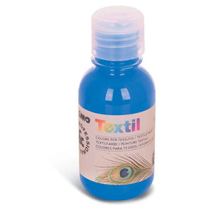 PRIMO - Flacone di Colore per Tessuti 125ML Ciano/Blu Primario - Product Image 1