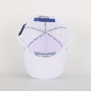 Gorra de golf de 5 paneles de poliéster 100% al por mayor gorra de béisbol estructurada de alta calidad Logotipo de cuerda en relieve gorras deportivas impermeables - Product Image 6