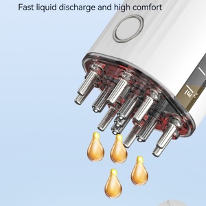 Aplicador de Aceite para el Cabello con Peine, Botella Aplicadora Eléctrica, Peine Masajeador de Cuero Cabelludo EMS 2 en 1 - Product Image 5