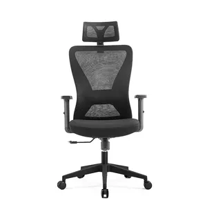 Full Mesh High Back Computador Cadeira do escritório Executivo Cadeira Ergonômica Giratória Home Office Para Adulto Silla de oficina