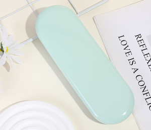 Boîte en étain ovale à couvercle coulissant givré pour rangement de papeterie, aiguilles à acné, outils de beauté, autocollants créatifs, conteneur à bougies - Product Image 5