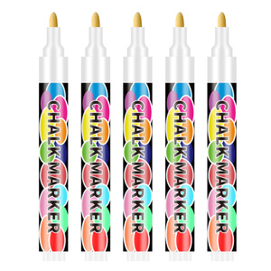 Biểu tượng tùy chỉnh không độc hại không bụi chất lỏng <span class=keywords><strong>Chalk</strong></span> Markers-Dễ dàng xóa ướt lau cho Bảng Menu & Kính nghệ thuật - Product Image 4