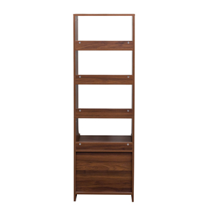Night Stand With Bookshelf <b>2</b> <b>Drawers</b> For Bedroom <b>Storage</b> Organizer - Product Image 5