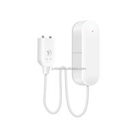 Zvidar ZigBee 3.0 Capteur de fuite d'eau Capteur d'inondation Alimentation par 2 piles AAA Fonctionne avec Home Assistant HomeSeer Smartthings Hubitat