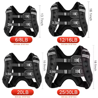 Chaleco de Neopreno Ajustable para Hombre y Mujer, Equipo de Entrenamiento para Correr con Bolsillo, 3Kg, 5Kg, 8Kg, 10Kg