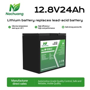 แบตเตอรี่ 12.8V 24Ah 307.2Wh ลิเธียมไอรอนฟอสเฟตแบบ Deep Cycle สำหรับเปลี่ยนแทนแบตเตอรี่ตะกั่วกรดโดยตรง รุ่น MP-12240-LT พร้อมระบบตรวจสอบ BT Opti - Product Image 1