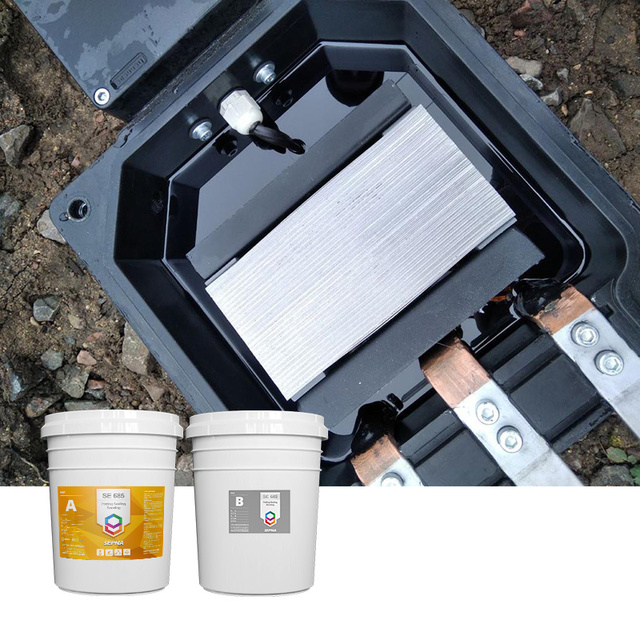 SE685 Two Component Epoxy Thermal Conductive High Volume Resistivity Casting Potting Material Compound for Capacitor Electronics