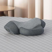 P07 Nouveau masseur de cou multifonctionnel avec coussin de massage chauffant infrarouge, matériau ABS+maille, couleur personnalisée, design ergonomique
