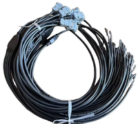 Câble de raccordement sur rail DIN 1m, blindé, à paires torsadées, 36 broches MDR mâle demi-pitch CN36, avec cœurs en cuivre, en PBT et PVC, pour servomoteur SCSI