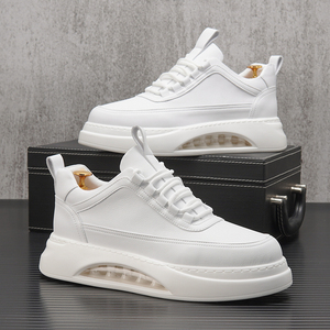 Zapatos Blancos con Cámara de Aire para Hombre, Novedad de Verano 2026, Zapatos Blancos Transpirables de Suela Gruesa para Hombre, Marca de Moda, Estilo Casual - Product Image 1