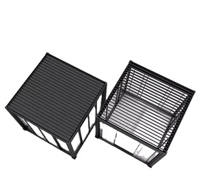 <span class=keywords><strong>Pérgola</strong></span> Motorizada de Aluminio <span class=keywords><strong>con</strong></span> Revestimiento en Polvo, <span class=keywords><strong>4x3</strong></span>, para Jardín Exterior, <span class=keywords><strong>con</strong></span> Control Remoto LED - Product Image 1