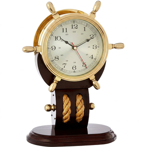 Reloj de Mesa Britannia, Estilo Clásico Vintage, Reloj Decorativo de Escritorio, Elegante Reloj Tradicional para el Hogar, Oficina, Sala de Estar - Product Image 1