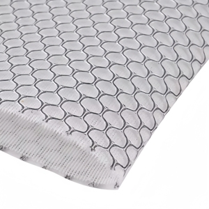 Tissu de vêtements de sport Offre Spéciale écologique 100% Polyester tissu hexagonal <span class=keywords><strong>pour</strong></span> coussin de siège de voiture - Product Image 3