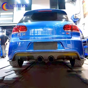 ดิฟฟิวเซอร์หลังคาร์บอนไฟเบอร์แบบ Center Outlet สำหรับรถยนต์ Volkswagen <span class=keywords><strong>Scirocco</strong></span> ปี 2015-2017 - Product Image 6