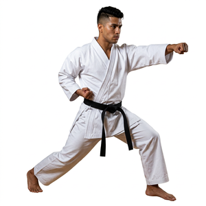 Conjunto de Karate Gi de Algodón de Alta Calidad de 12oz, Apto para Nivel Avanzado - Product Image 1