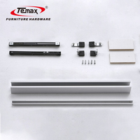 Temax TM037 double porte coulissante 2 côtés ouvert avec corde pliante hydraulique meubles accessoires quincaillerie de porte