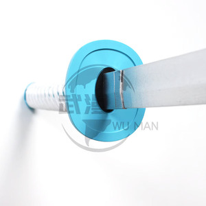 <span class=keywords><strong>Katana</strong></span> Water Hashira <span class=keywords><strong>Tomioka</strong></span> Giyu de 39,7 pouces avec fourreau bleu, lame en bois non affûtée pour cosplay - Product Image 4