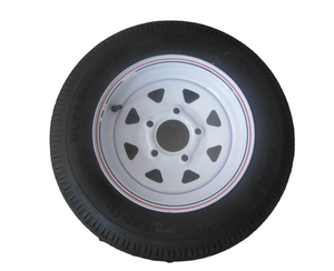 Essieu de <span class=keywords><strong>remorque</strong></span> européen 14-16 pouces avec pneu en <span class=keywords><strong>caoutchouc</strong></span> plein et jante en acier pour ATV, tracteur, voiture, bateau, pièces de rechange pour <span class=keywords><strong>remorque</strong></span> - Product Image 5
