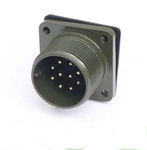 Enchufe de Aviación Estándar Americano Curvo MS3108A28-11S MS3102A28-11P, 22 Núcleos, 10A, Cobre, IP67, Impermeable, Adaptador de Aleación de Zinc - Product Image 1