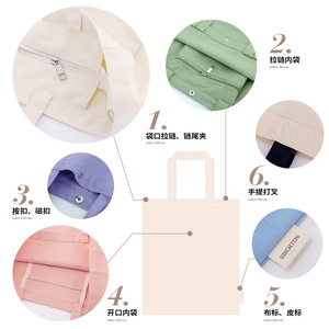 Customized Colorful Canvas Tote Bags Eco Friendly Shopping Bag With Logo Printing General Packaging Zhejiang Origin - Product Image 3