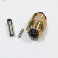 Komponen Pompa Injeksi Bahan Bakar Katup Solenoid Pemutus Bahan Bakar Mesin Diesel 24V Cocok untuk Pompa Distributor VE 0330001047 F002D13641