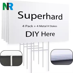 ป้ายสนามกันสภาพอากาศแบบขายส่งที่ปรับแต่งได้ และป้ายโฆษณา PP แบบ DIY พร้อมแผ่น PP เปล่า - Product Image 1