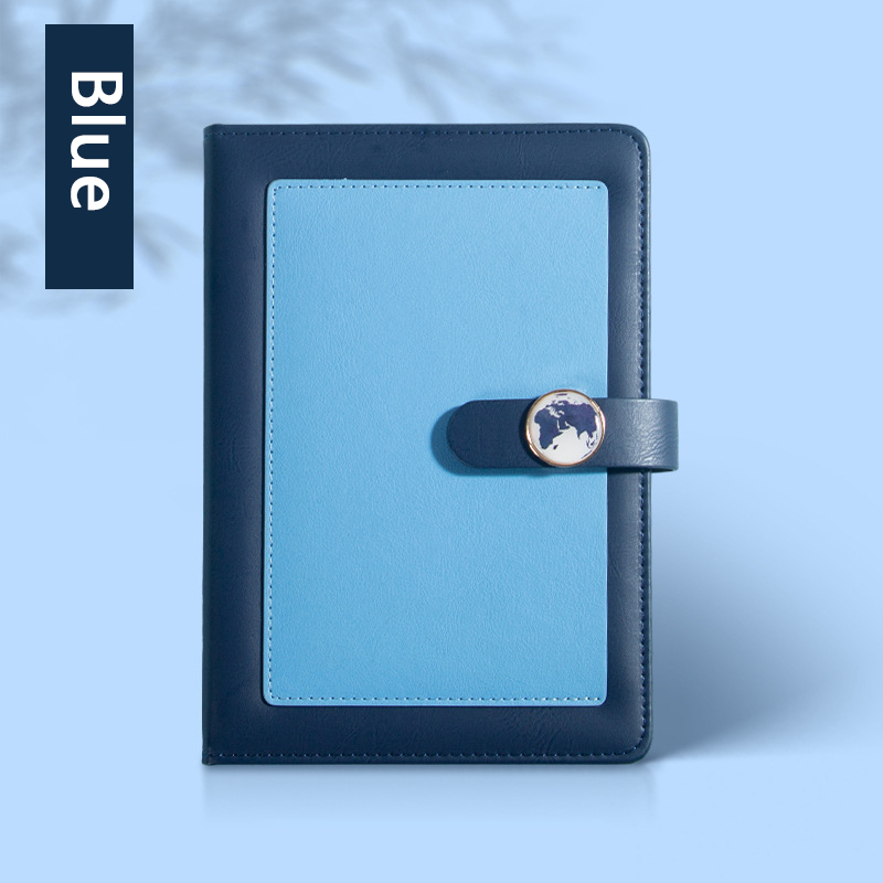 SET-15--Dark blue notebook(Round buckle)