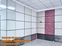 Panneau sandwich décoratif à texture de brique 3D pour la rénovation des murs extérieurs des villas de campagne, système de bardage