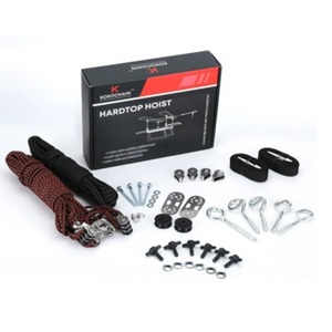 Lève-toit rigide Wansheng pour Jeep Wrangler 2 à 4 portes, modèle à deux poteaux, commande manuelle, options rouge et bleu - Product Image 2