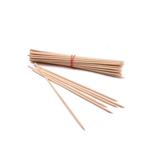 Prix d'usine – Brochettes de barbecue jetables durables à long manche, bâtonnets en bois de qualité alimentaire, 100 pièces/sac pour apéritifs et barbecues en extérieur - Product Image 2