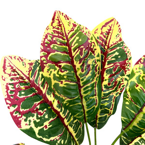 Paquete de Hojas Artificiales que Cambian de Color, de 30cm-100cm, Flor Decorativa para Exteriores, para Sala de Estar, Decoración de Centros Comerciales - Product Image 2