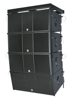 CVR PRO AUDIO système de sonorisation professionnel 2 voies double ligne 12 pouces W-4/W-4P actif/passif