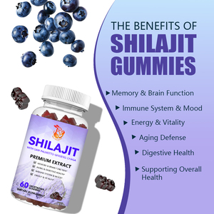 Gomitas de Shilajit al por Mayor de Fábrica, Gomitas Dietéticas Herbales Naturales con Extracto de Ginseng y Extracto de Saw Palmetto para el Bienestar General - Product Image 6